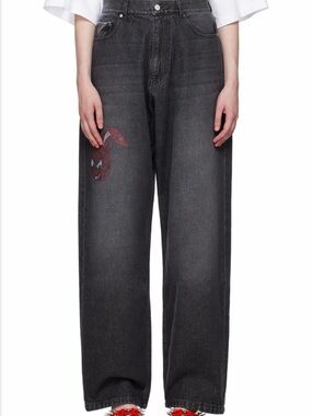 Abra Relaxed Black Women's Jeans